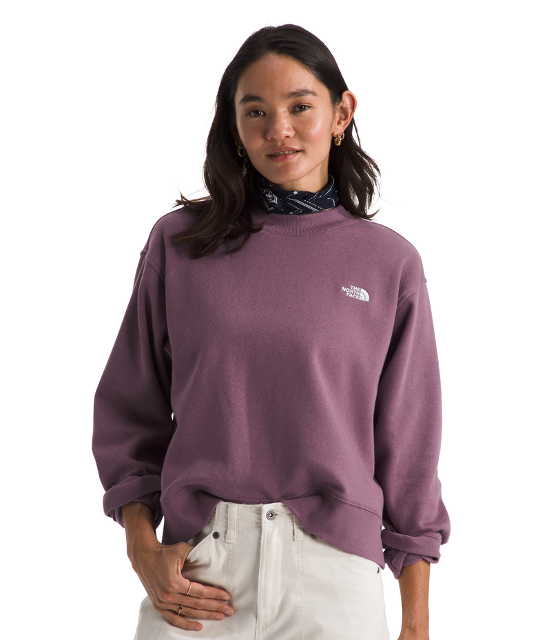 Women's The North Face Evolution Fleece Crew - 1NIMAUVE