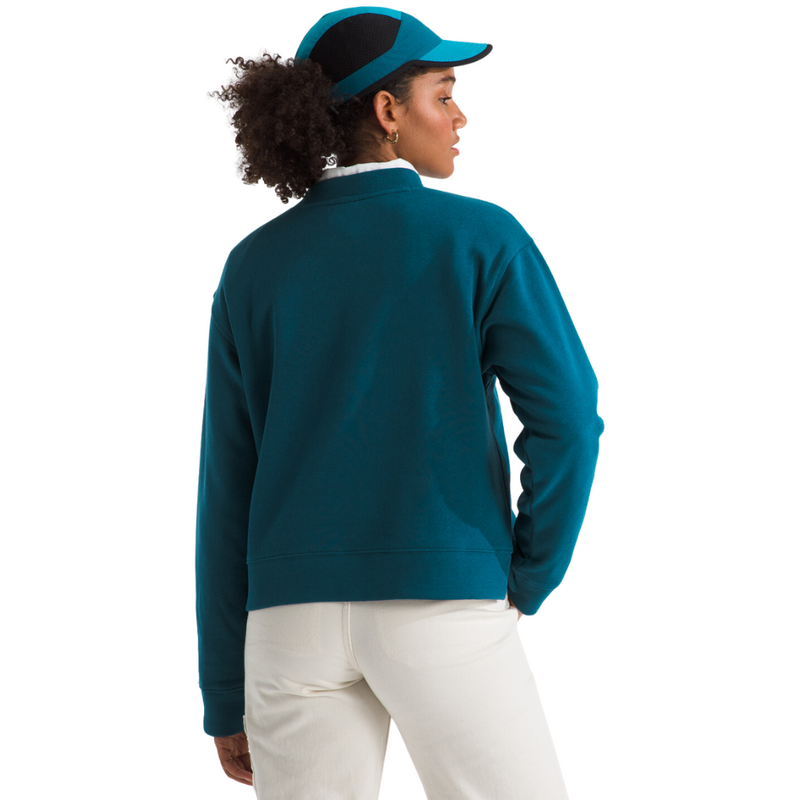 Women's The North Face Evolution Fleece Crew - 1NO - MIDNIGHT PETROL