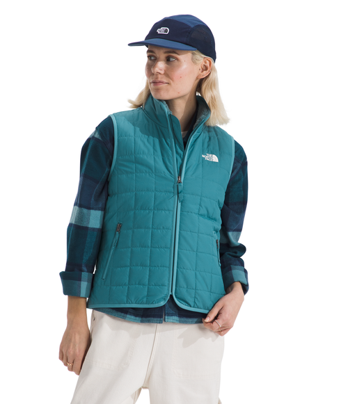 Women's The North Face Junction Insulated Vest - 1OM - ALGAE BLUE