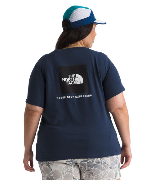 Women's The North Face Plus Box NSE T-Shirt - 8K2-NAVY