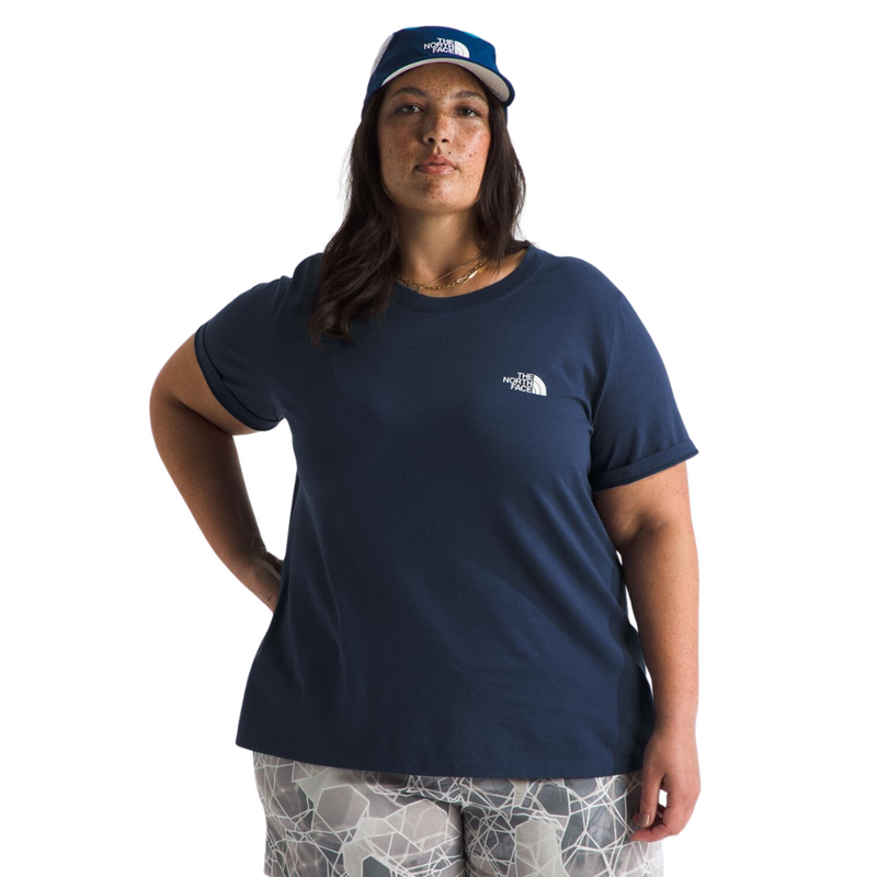 Women's The North Face Plus Box NSE T-Shirt - 8K2-NAVY