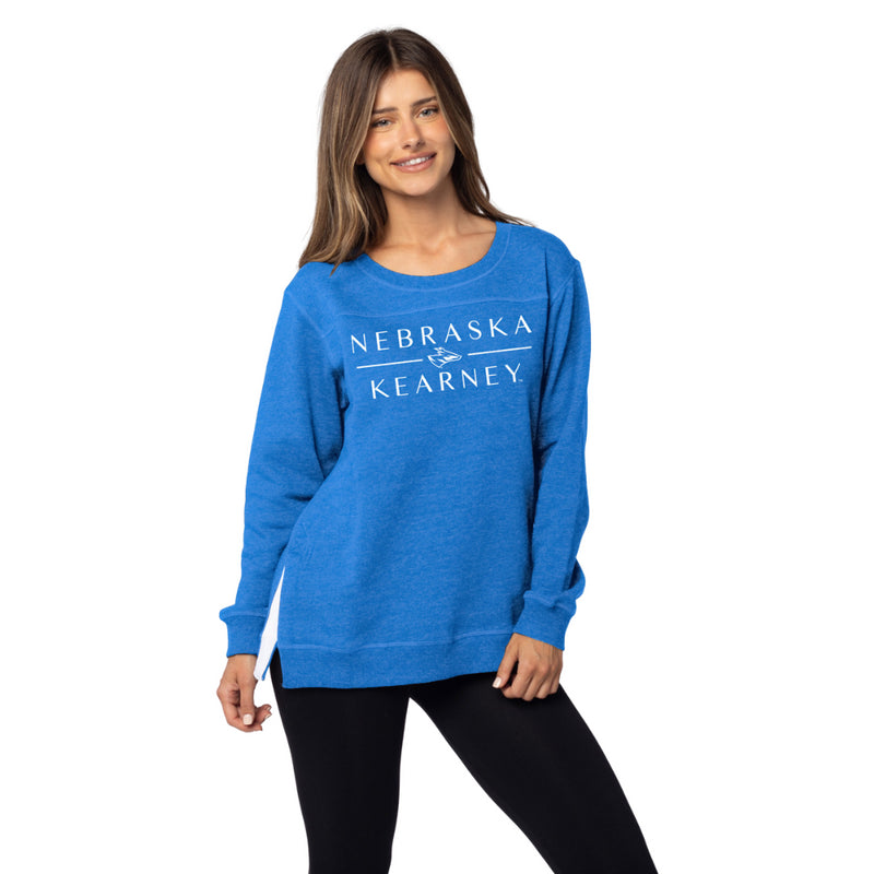 Women's UNK Lopers Back To Basics Fleece Crew - ROYA-UNK