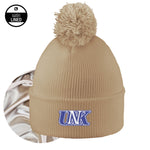 Women's UNK Lopers Monroe Pom Beanie - TAN