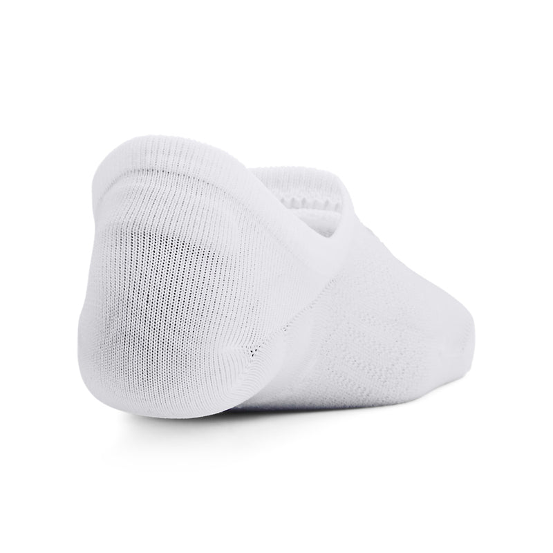 Women's Under Armour Breathe Lite Liner Socks 6-Pack - 100 - WHITE