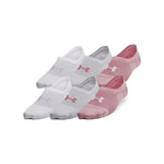 Women's Under Armour Breathe Lite Liner Socks 6-Pack - 697 - PINK