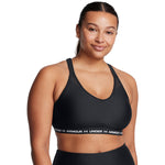 Women's Under Armour Crossback Low Bra - 001 - BLACK