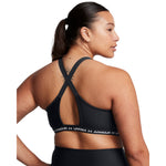 Women's Under Armour Crossback Low Bra - 001 - BLACK