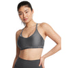 Women's Under Armour Crossback Low Bra - 025 - CASTLEROCK GREY