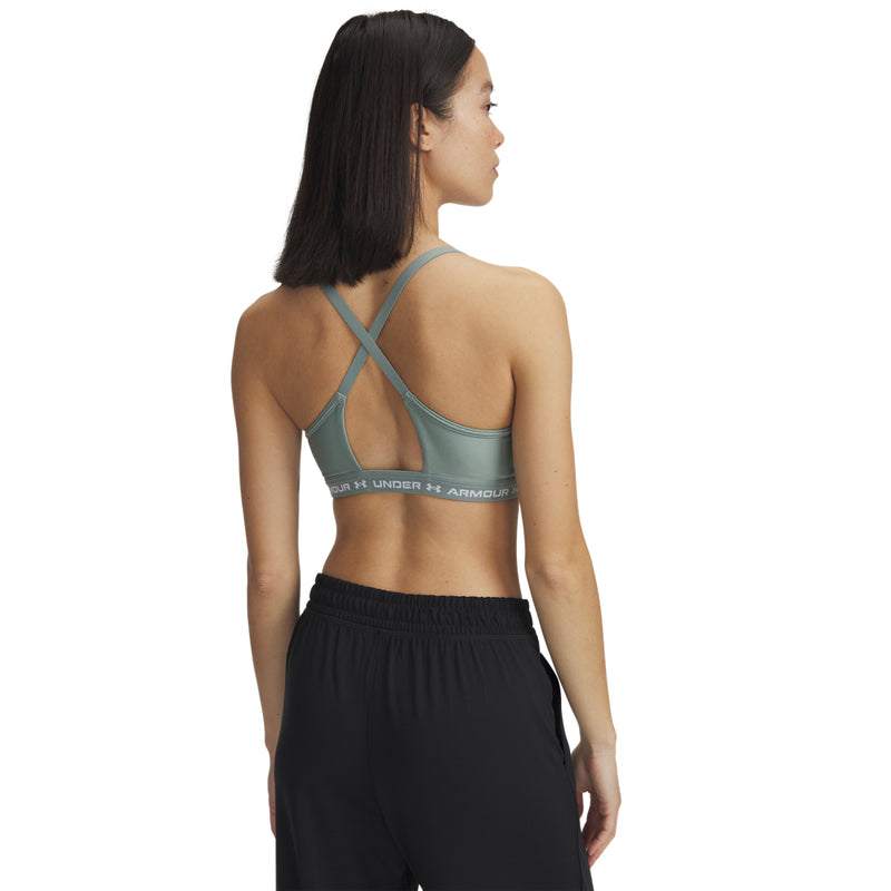 Women's Under Armour Crossback Low Bra - 348SILIC