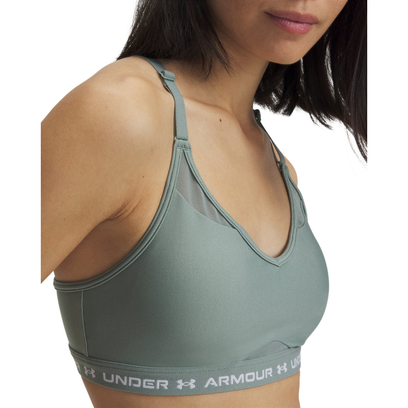 Women's Under Armour Crossback Low Bra - 348SILIC