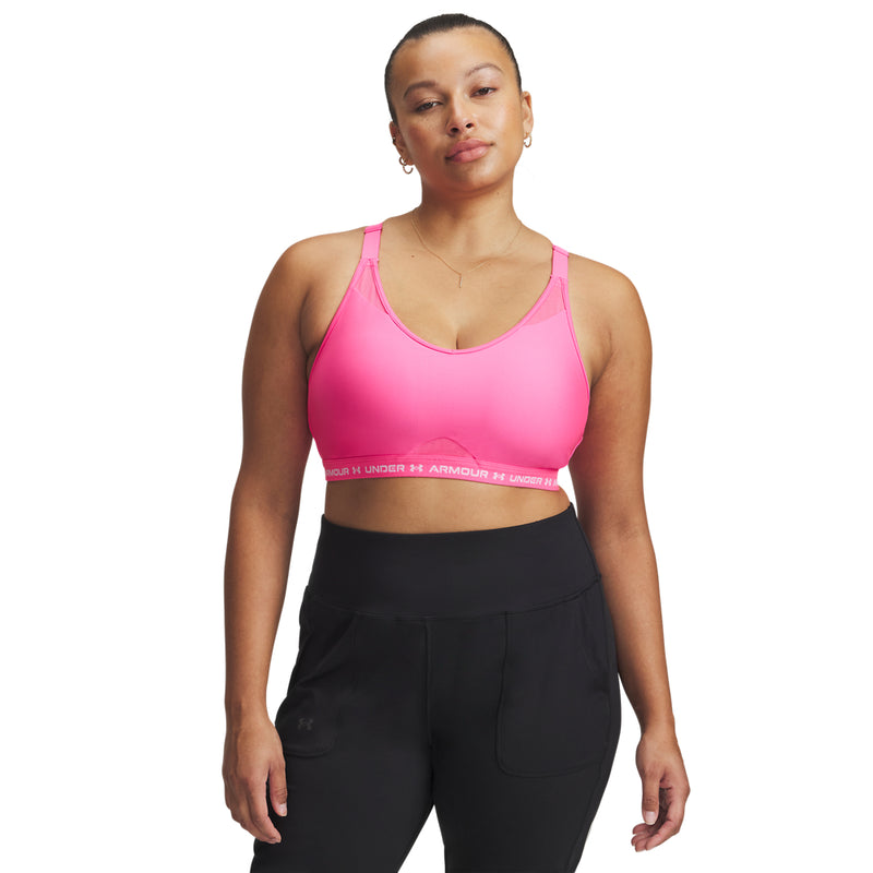 Women's Under Armour Crossback Low Bra - 695APINK