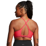 Women's Under Armour Crossback Low Bra - 713 - RACER RED