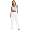 Women's Under Armour Essential Fleece Joggers - 100 - WHITE/BLACK