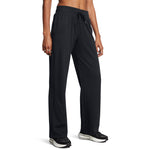 Women's Under Armour Essential Open Hem Pant - 001 - BLACK