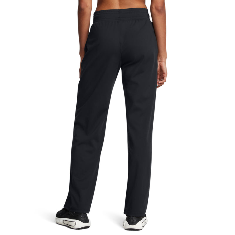 Women's Under Armour Essential Open Hem Pant - 001 - BLACK