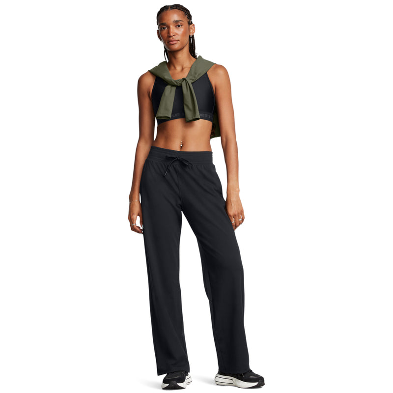 Women's Under Armour Essential Open Hem Pant - 001 - BLACK