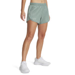 Women's Under Armour Fly By 3" Short - 348SILIC