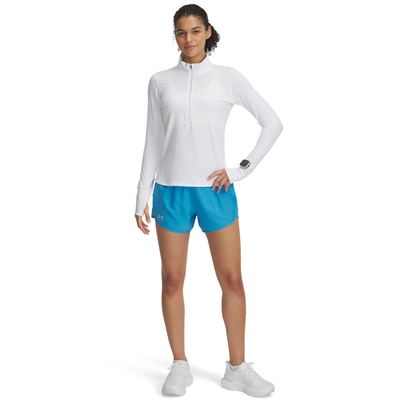 Women's Under Armour Fly By 3" Short - 452EBLUE