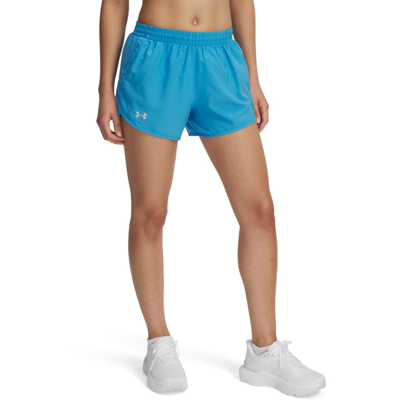 Women's Under Armour Fly By 3" Short - 452EBLUE