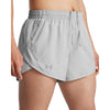 Women's Under Armour Fly By Heathered Short - 011 - MEDIUM GREY