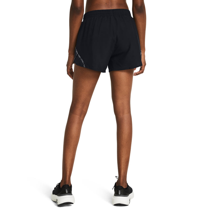 Women's Under Armour Fly By Printed Short - 005B/TGR