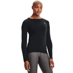 Women's Under Armour HeatGear Long Sleeve - 001 - BLACK