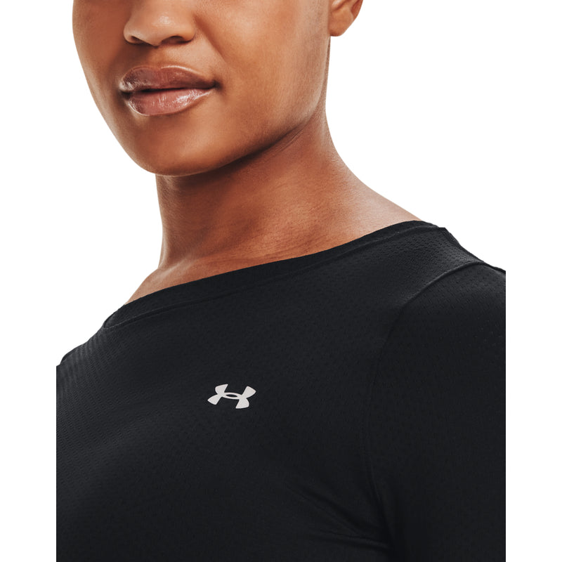 Women's Under Armour HeatGear Long Sleeve - 001 - BLACK