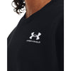 Women's Under Armour Icon Fleece Oversized Crew - 001 - BLACK