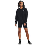 Women's Under Armour Icon Fleece Oversized Crew - 001 - BLACK