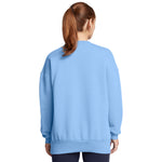 Women's Under Armour Icon Fleece Oversized Crew - 465 - HORIZON BLUE