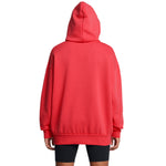 Women's Under Armour Icon Fleece Oversized Hoodie - 713 - RACER RED