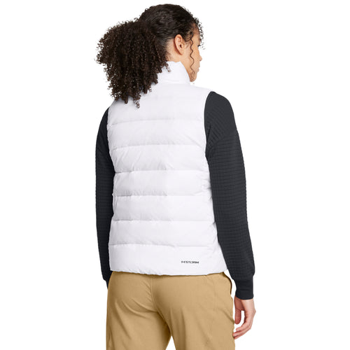 Women's Under Armour Legend Down Vest - 100 - WHITE/BLACK