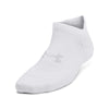 Women's Under Armour Play Up No Show Tab Socks 3-Pack - 100 - WHITE