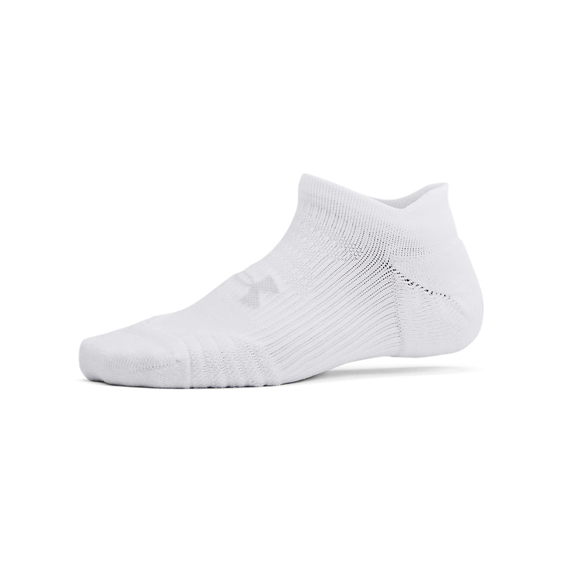 Women's Under Armour Play Up No Show Tab Socks 3-Pack - 100 - WHITE