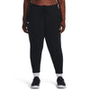 Women's Under Armour Plus Rival Fleece Jogger - 001 - BLACK