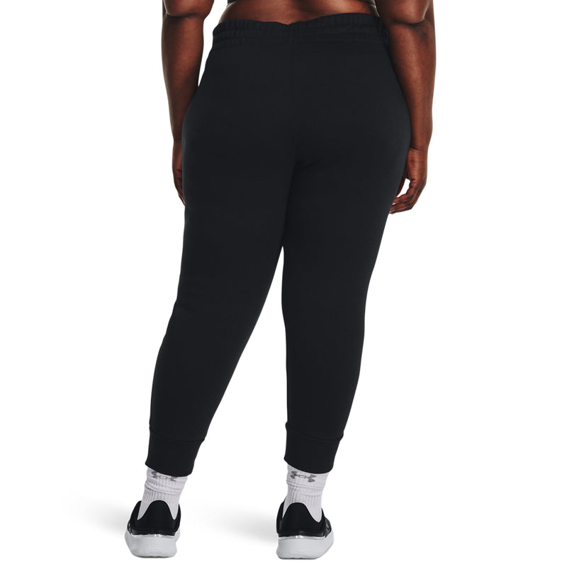 Women's Under Armour Plus Rival Fleece Jogger - 001 - BLACK