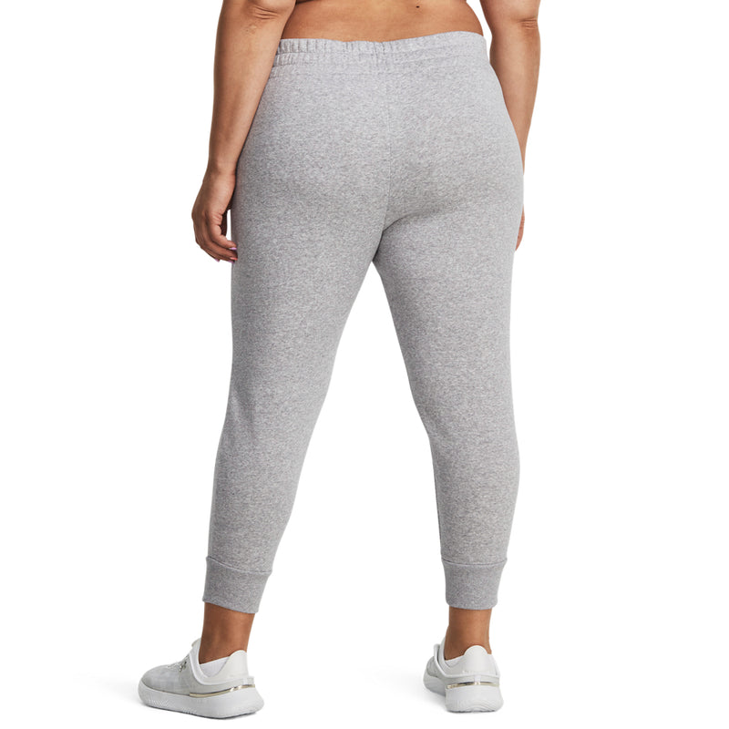 Women's Under Armour Plus Rival Fleece Jogger - 012MGRAY