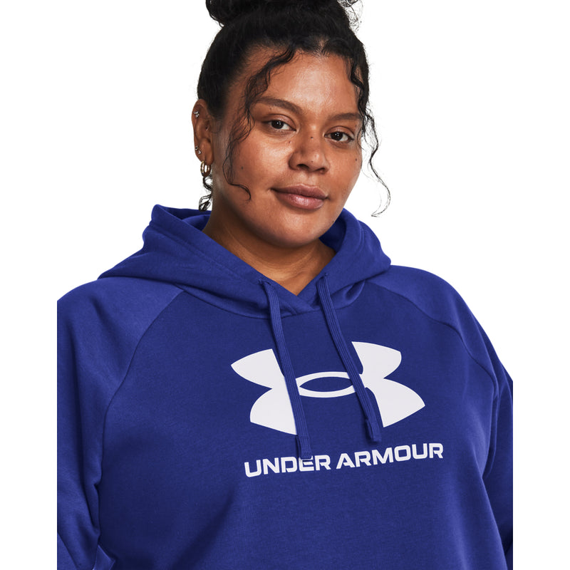 Women's Under Armour Plus Rival Fleece Logo Hoodie – eSportingEdge