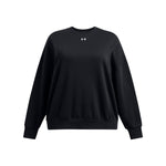 Women's Under Armour Plus Rival Fleece Oversized Crew - 001 - BLACK