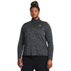 Women's Under Armour Plus Tech Twist 1/2 Zip - 001 - BLACK