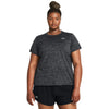 Women's Under Armour Plus Tech Twist T-Shirt - 001 - BLACK