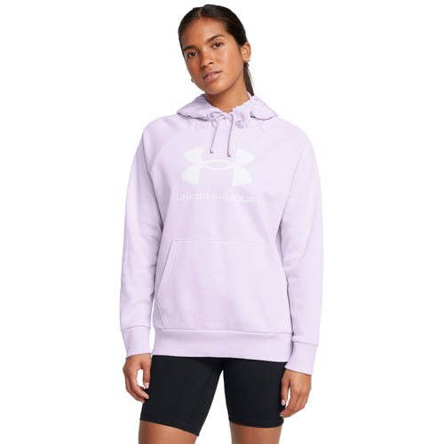 Women's Under Armour Rival Big Logo Fleece Hoodie - 535SPURP