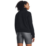 Women's Under Armour Rival Fleece 1/2 Zip - 001 - BLACK