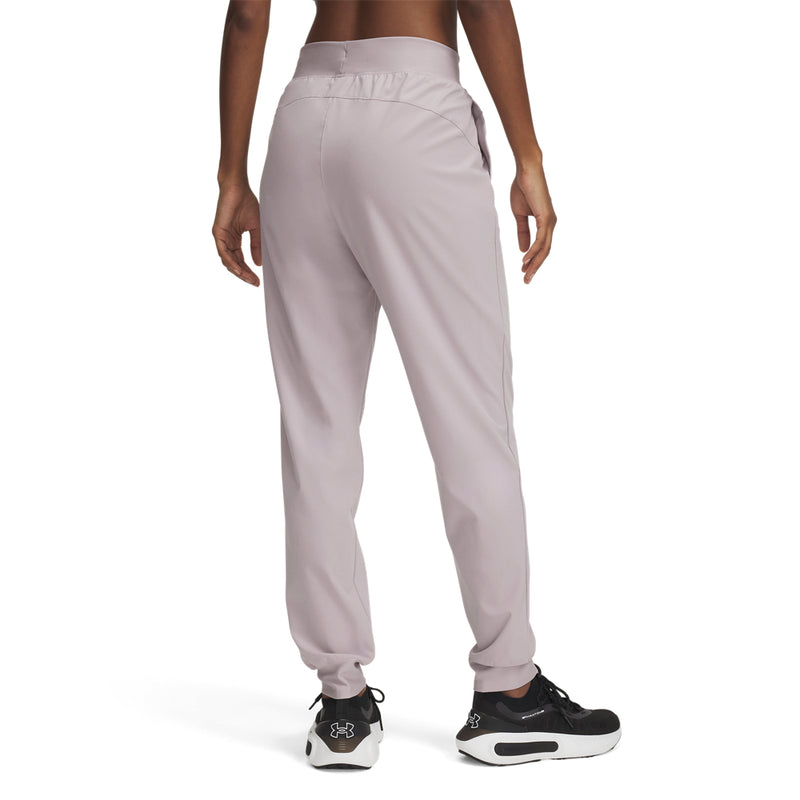 Women's Under Armour Rival High-Rise Woven Pant - 009GRAYD