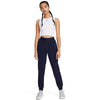 Women's Under Armour Rival High-Rise Woven Pant - 410 - MIDNIGHT