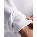 Women's Under Armour Rival Oversized Fleece Crew - 100 - WHITE/BLACK