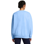 Women's Under Armour Rival Oversized Fleece Crew - 465 - HORIZON BLUE