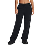 Women's Under Armour Rival Straight Fleece Pant - 001 - BLACK