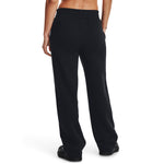 Women's Under Armour Rival Straight Fleece Pant - 001 - BLACK