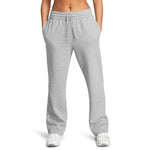 Women's Under Armour Rival Straight Fleece Pant - 011 - GREY